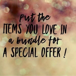 Bundle Offer. Accept offer by 4pm., Items will be shipped next day.